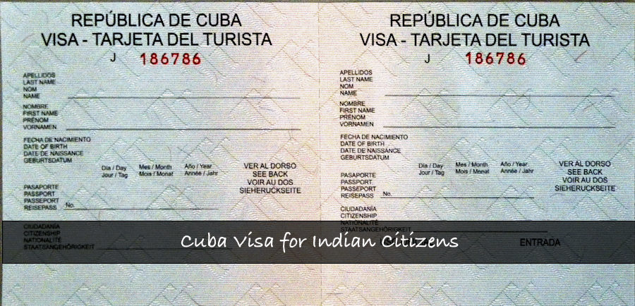 Cuban Visa for Indian Citizens